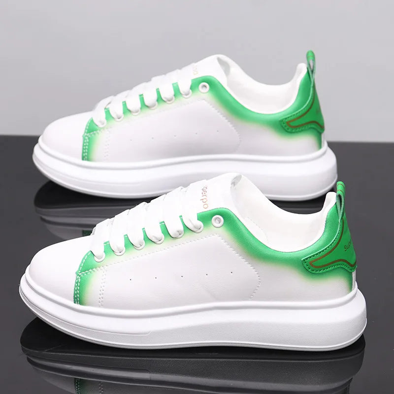 New Luxury Design Sneakers For Men Fashion White Board-shoe Soft Women Walking Shoes Running Shoes Couples Sneakers Tennis shoes