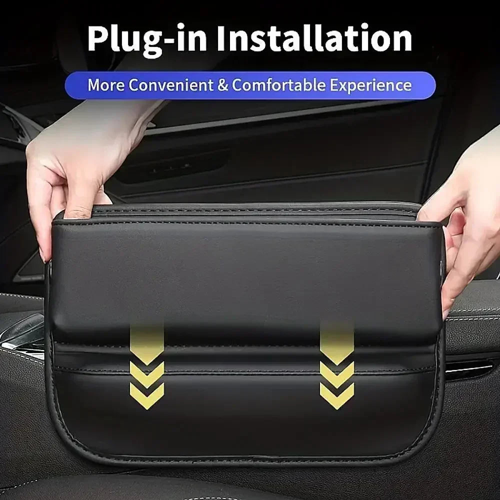 Leather Car Seat Gap Filler Organizer and Storages Automotive Accessories Universal for Car SUV Truck Fill The Gap Amagi