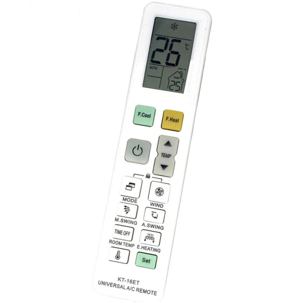 Air Conditioner Remote Control Replacement Parts English Version Household Air Conditioning Parts Infrared And RF Communication