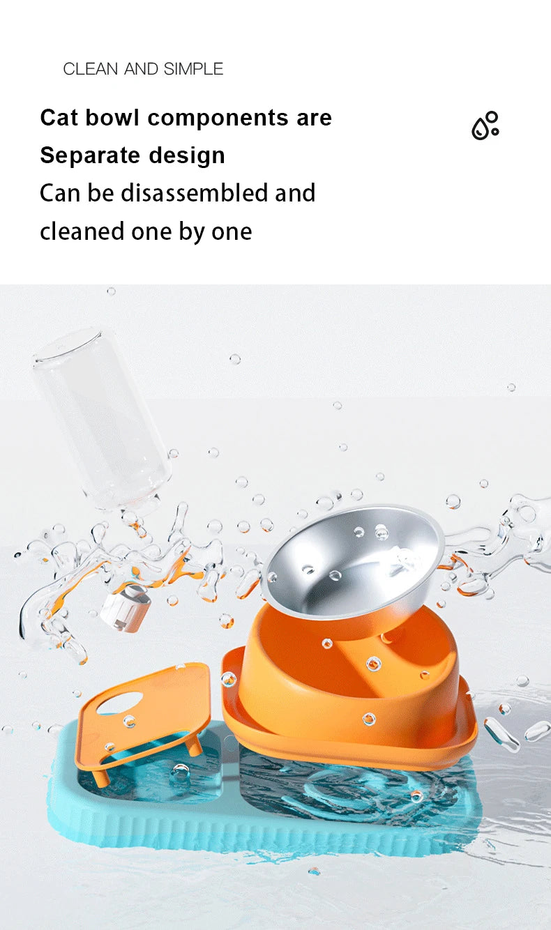 Cats and Dogs  Used Simple Use Pet Feeding Bowl, Durable and Safe Design Functions