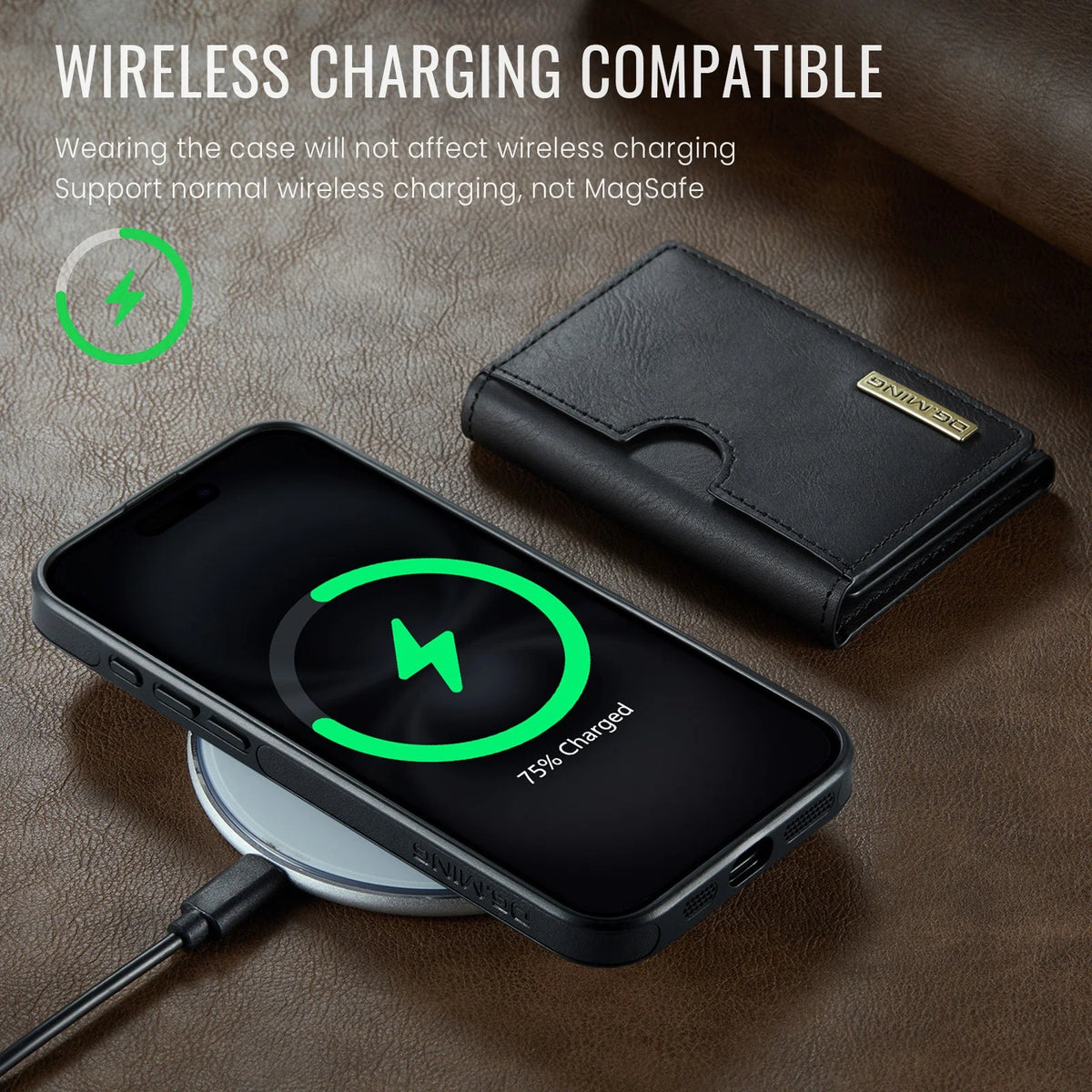 Magnetic Leather Wallet Card Phone Case For iPhone 17E 17 Air 16E 16 Pro Max 15 Plus 14 13 12 11 Flip Wireless Charging Cover