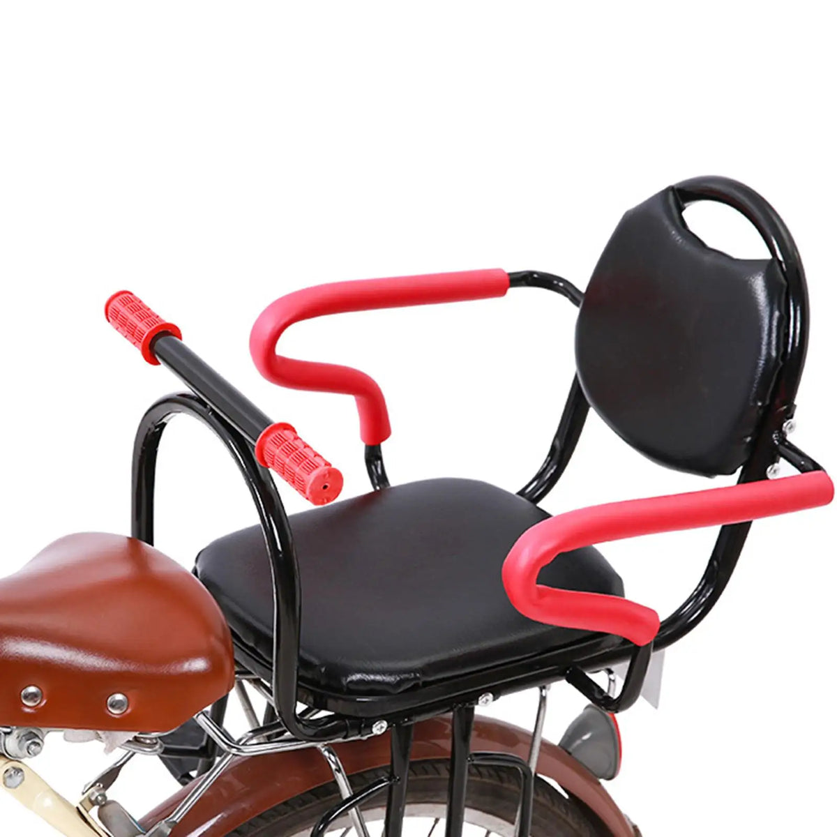 Child Bike Seat Rear Baby Carrier Footrest Iron Mount Safe Portable Kid Bicycle Seat Mat Detachable for Electric Bike Part