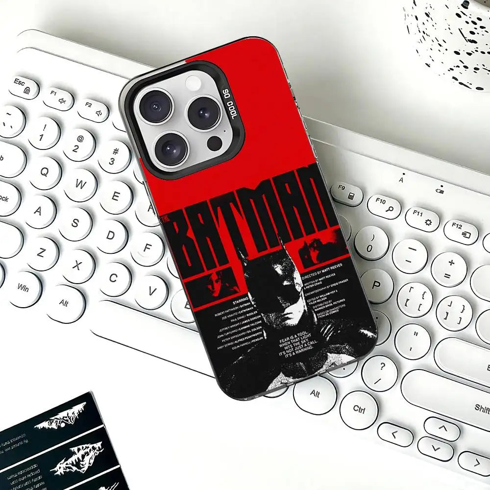 Cool Movie-B-batmanS Classic Phone Case For IPhone 17 16 15 11 12 13 14 Pro Max 16 Plus 12 Mini 7 8 XR XS 15Pro MAX Cove
