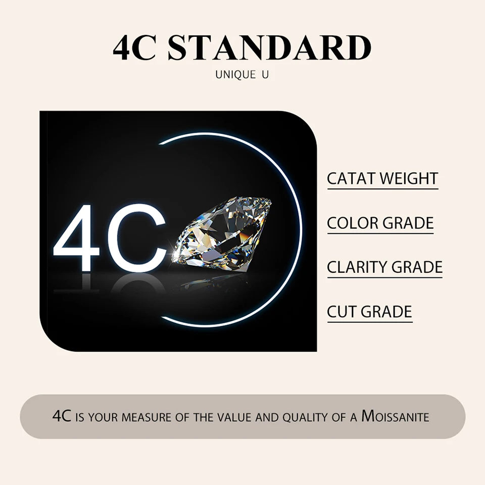 WOSTU Three layer 0.5 CT Moissanite Coiled Ring 925 Sterlin Silver D Color Moissanite Stackable Promise Wedding Ring Party Gift