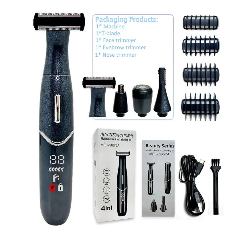 Intimate Areas Haircut Precision Shaver Men Bikini Line Sensitive Razor Balls Eggs Pubic Hair Shaving Trimmer Face Beard Clipper