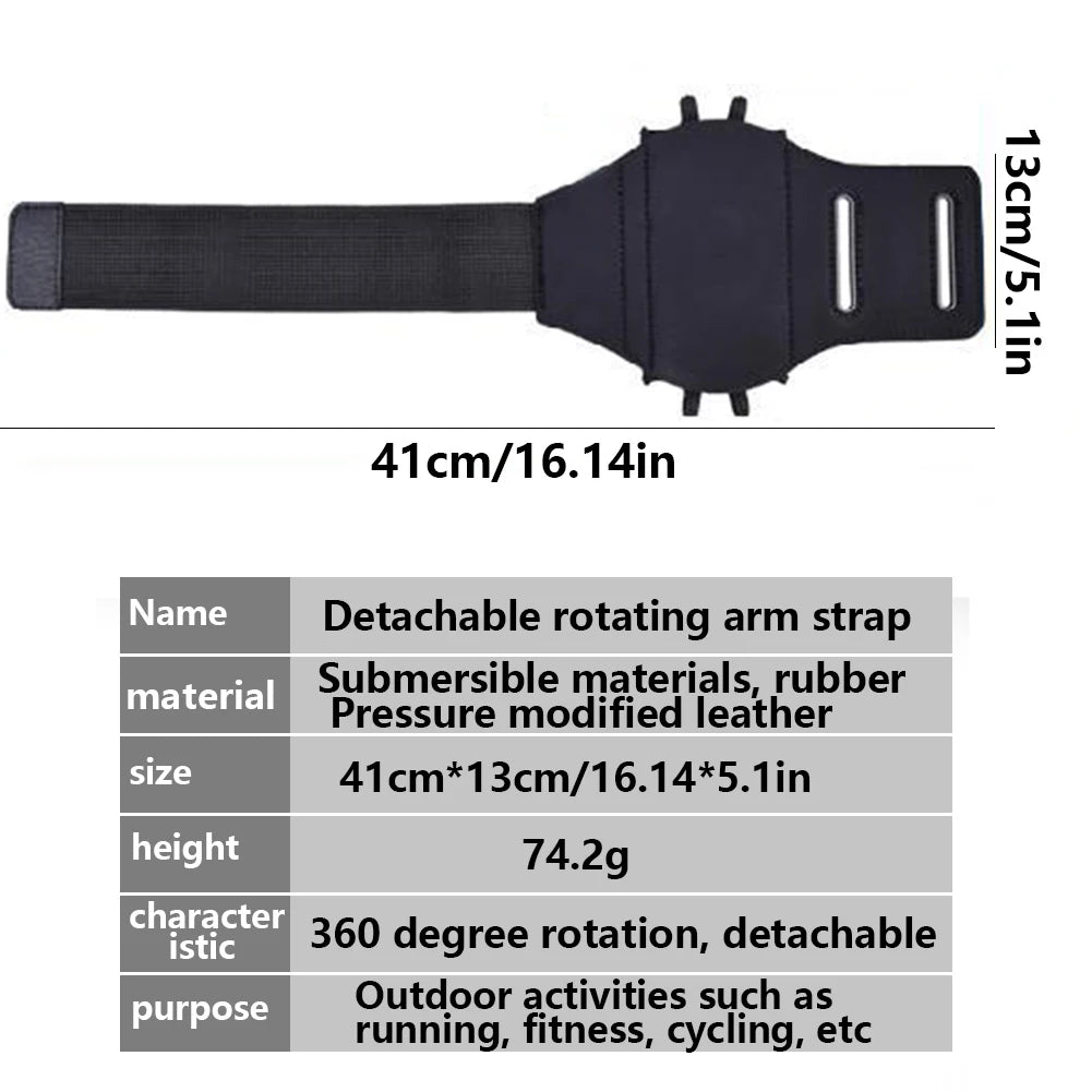 Running Armband  Adjustable Sports Wristband 360°Rotatable Wristband Phone Holder Universal Sports Armband For Android IOS