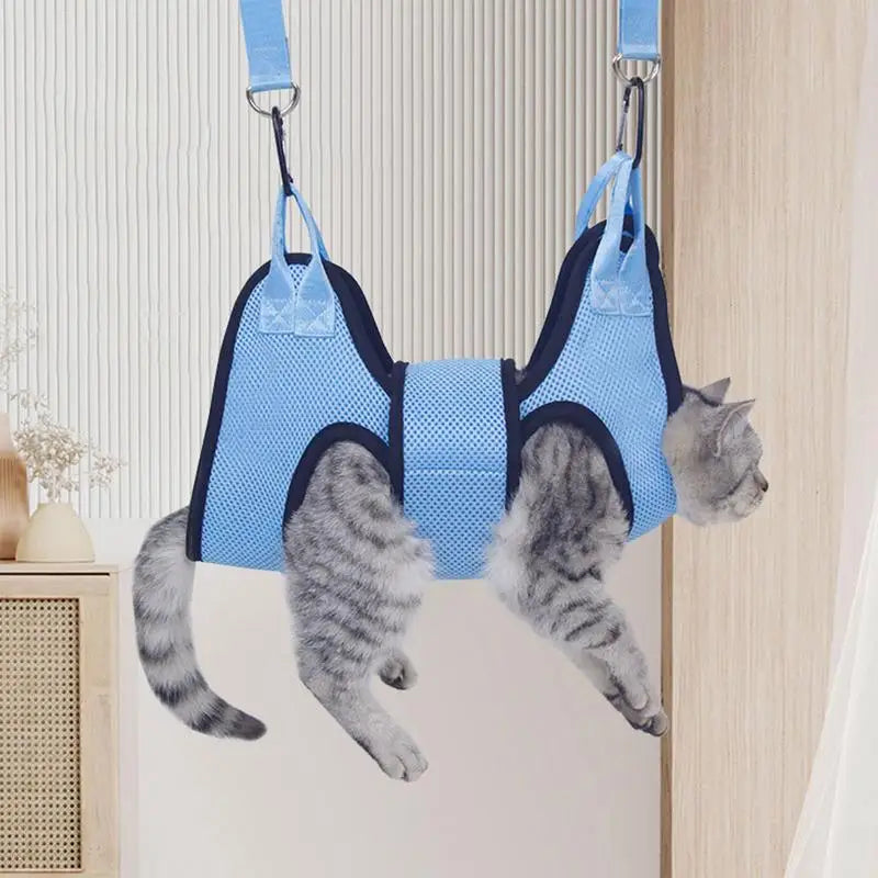 Cat Grooming Hammock Dog Grooming Helper With Security Strap anti scratch Pet Beauty hanging hammock Pet Supplies