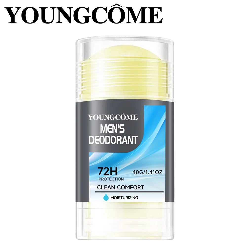 Men's 72H Deodorant Stick Anti Sweating Keep Drying Lasting Fragrance Remove Armpit Odor Underarm Refresh Sticks Fade Body Odor