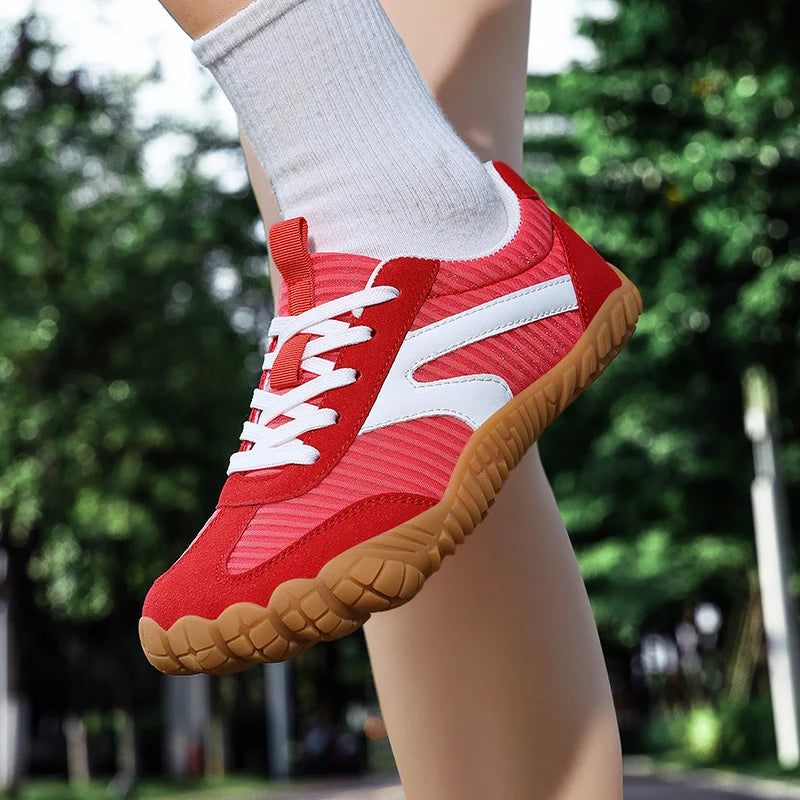 New Wide-toe Men's Shoes Casual Soft Sole Wide-Toe Shoes Walking Sneakers Breathable Mesh Comfortable Barefoot Shoes Big Size 48