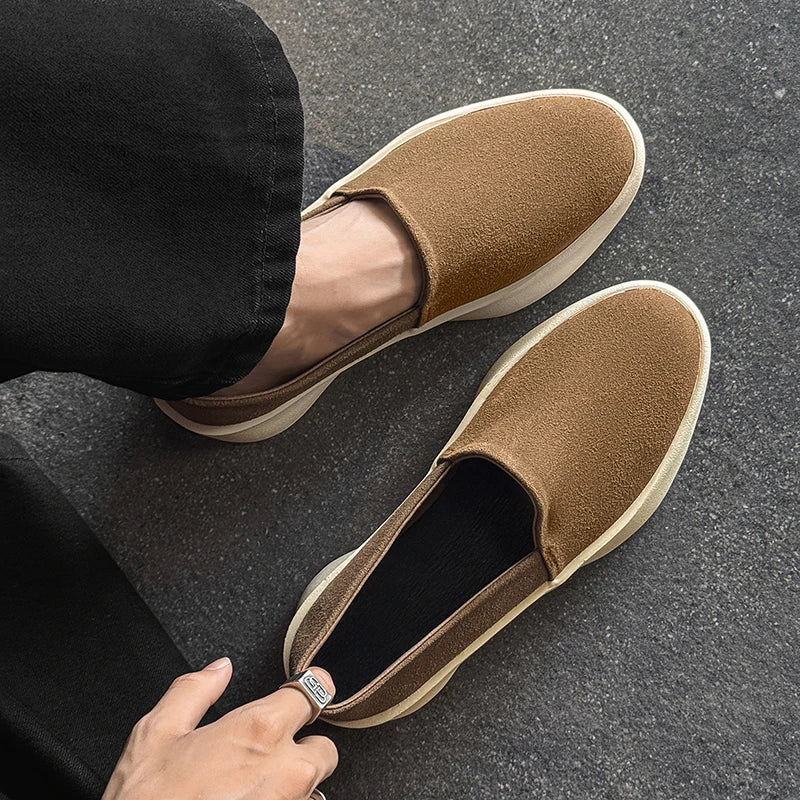 Luxury Brand Men's Loafers Slip-On Comfortable Casual Shoes Breathable Soft Sole Driving Moccasin Classic Male Walking Shoes