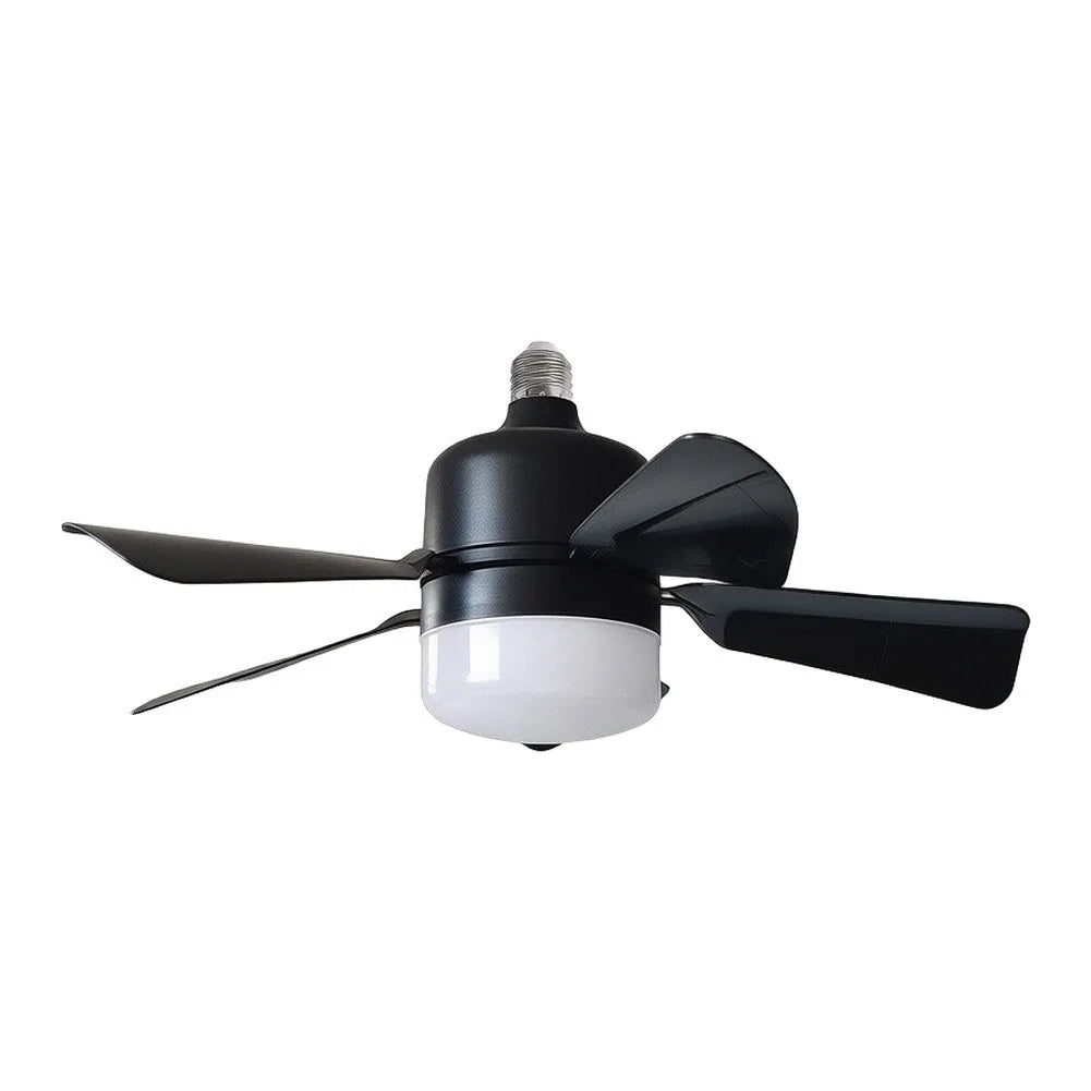 Remote Control Socket Fan Light With Dimmable LED And 3 Speeds For Small Spaces Bedrooms Kitchens Easy Installation