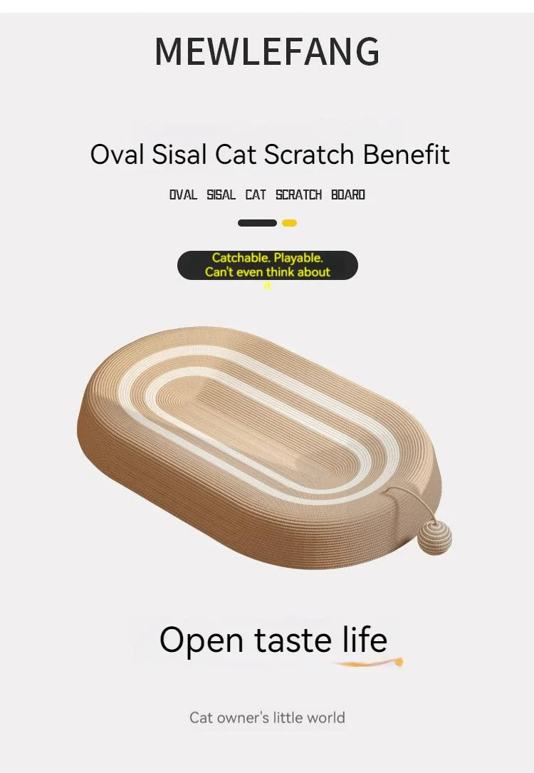 Cat Scratching Nest, Household Multifunctional Sisal Cat Scratching Board Sofa Bed Dual-purpose Scratch-resistant Large Cat Bed