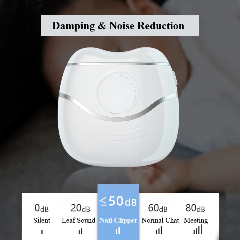 Electric Adult Baby Nail Clippers Cutter Portable Anti-splash Children Kids Nail Trimmers Low Noise Safe Home Manicure Tools