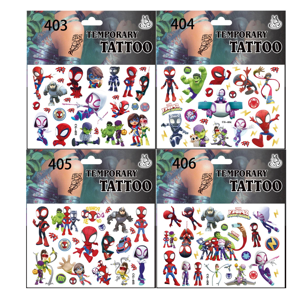 Spiderman Birthday Party Decoration Banner 'Spidey And His Amazing Friends' Silicone Bracelet Tinplate Badge Stickers Gift Bags