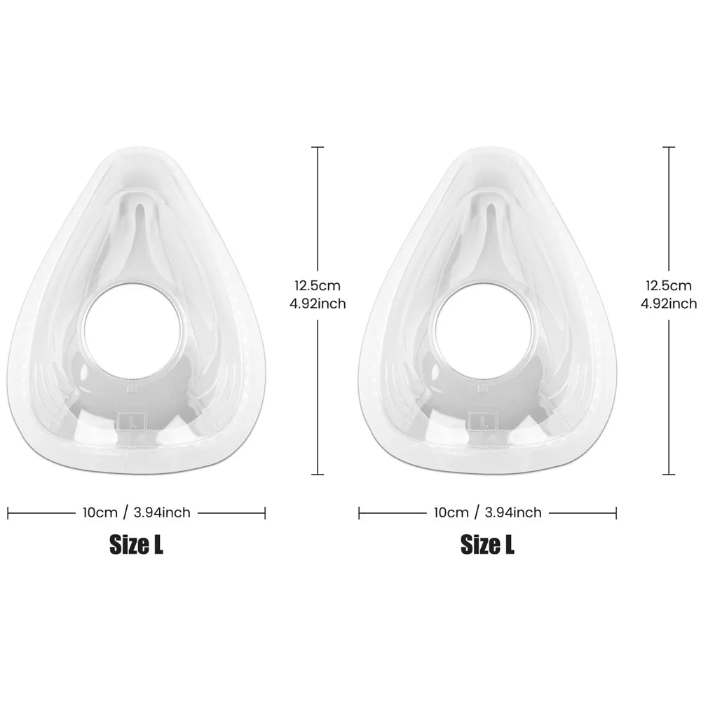 2/1 Pack CPAP Mask for AirFit F20 Full Face Mask Replacement, Covers Nose Mouth, Compatible with AirFit F20, Prevent Sleep Apnea