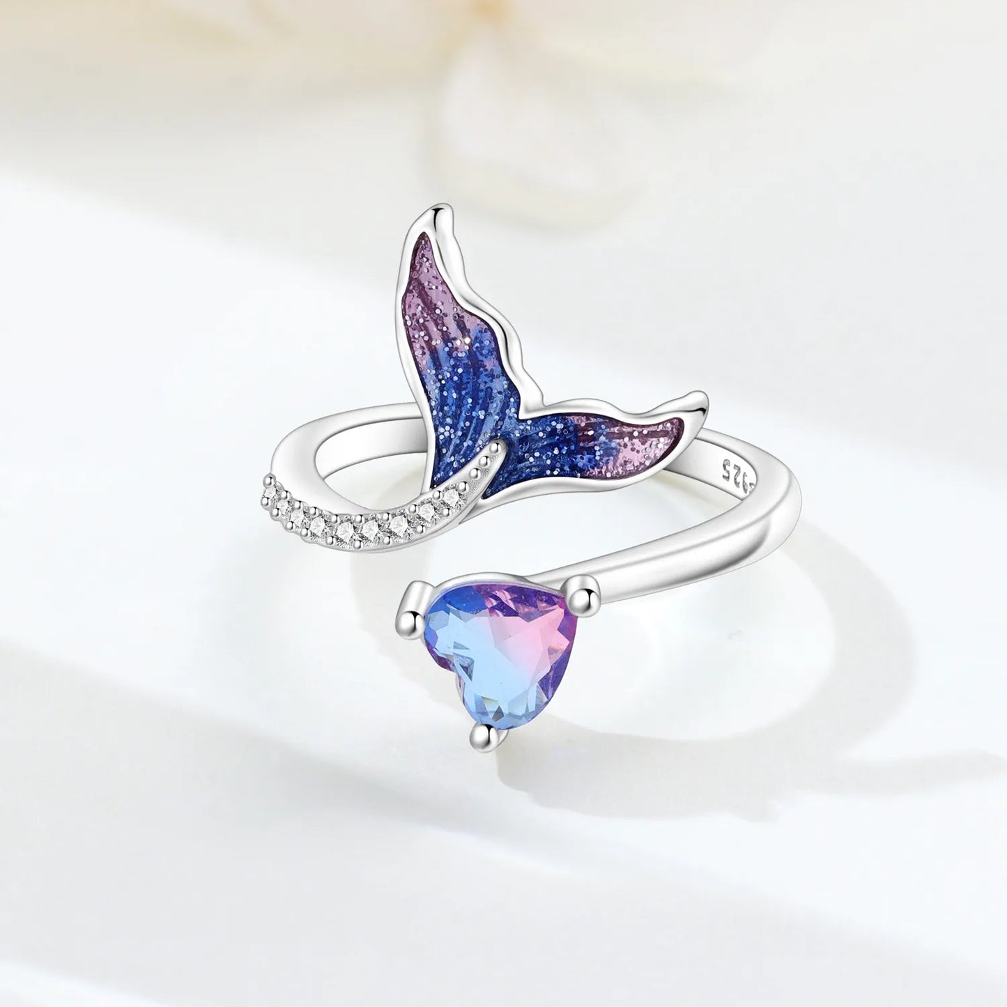Original 925 Sterling Silver Zircon Bone Balloon Dog Adjustable Open Ring Fine Jewelry Luxury Gift for Women Birthday Party 2026