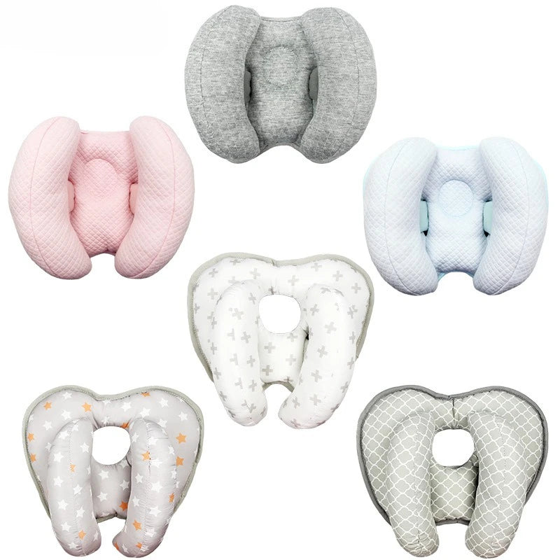 Infant Head Support Pillow for Car Seat Stroller Baby Neck Support Cushion with Adjustable Straps Child Head Rest Travel Pillow