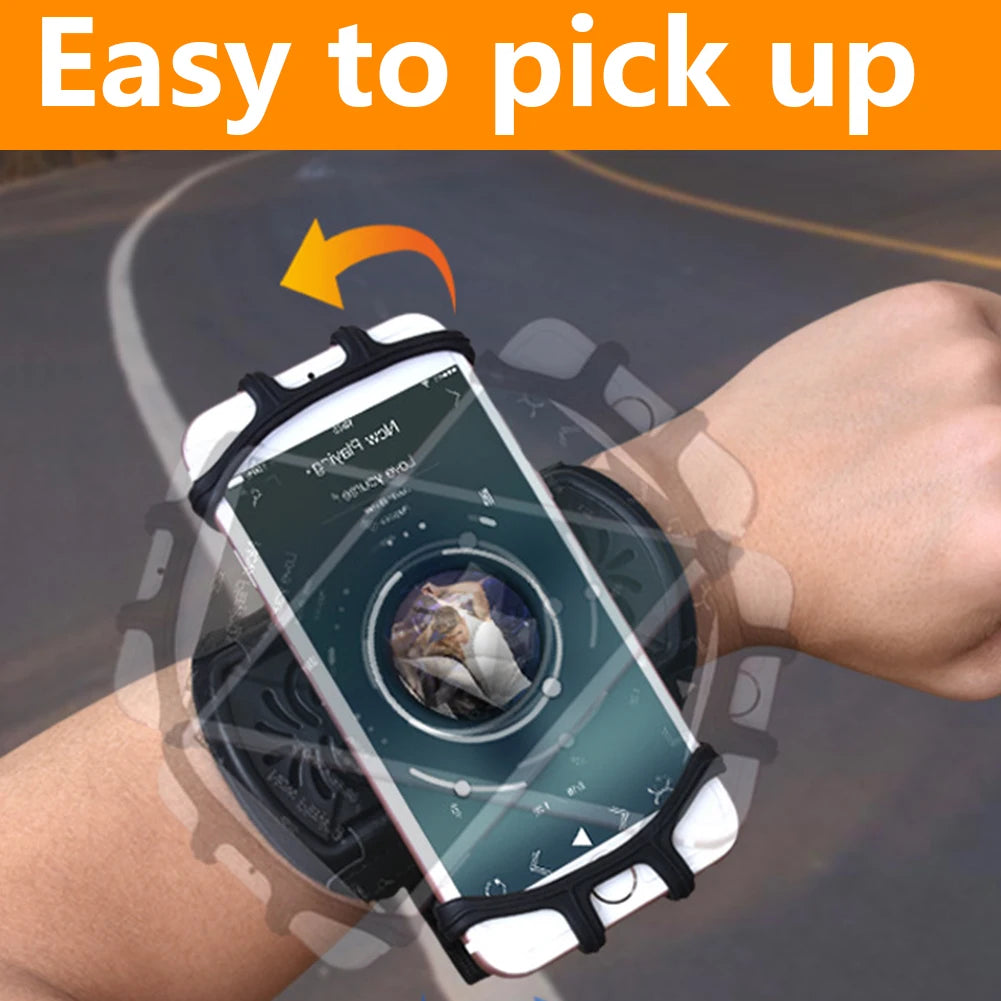 Running Armband  Adjustable Sports Wristband 360°Rotatable Wristband Phone Holder Universal Sports Armband For Android IOS