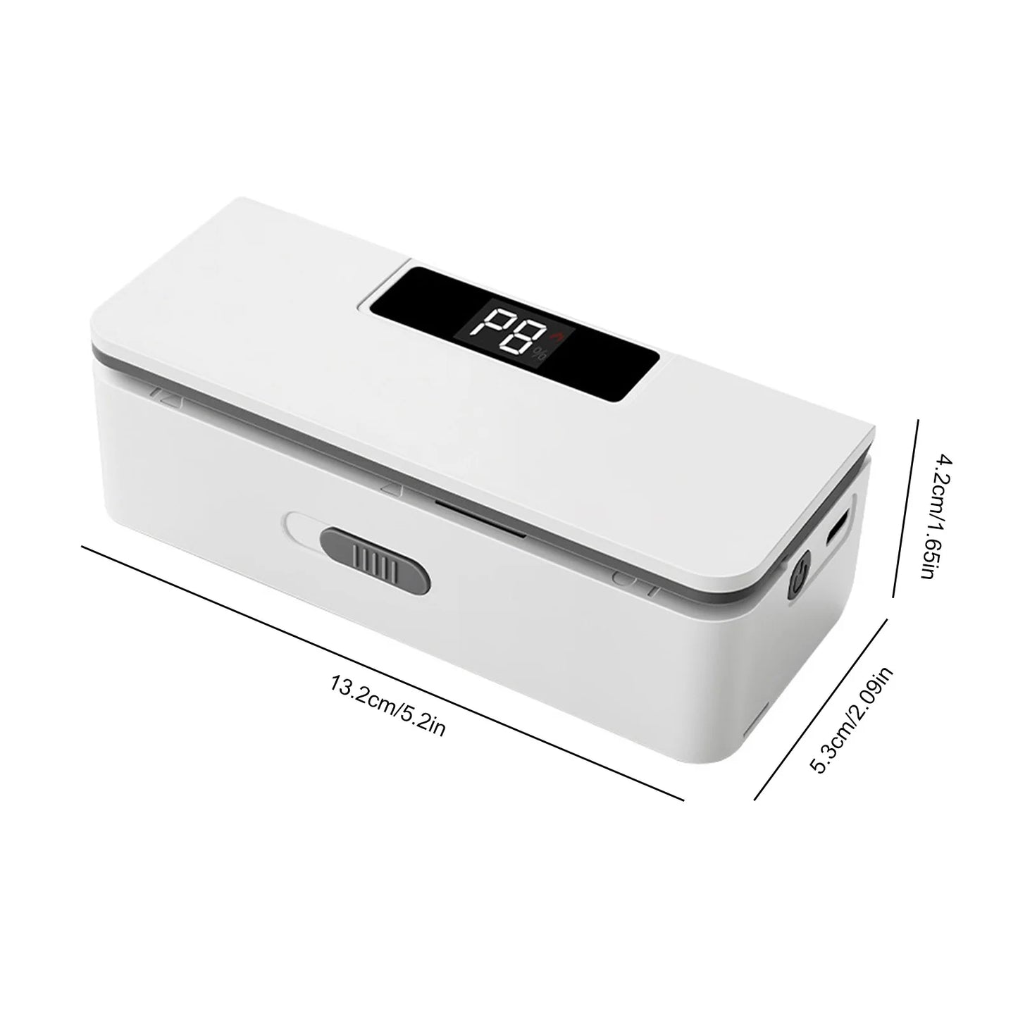 Fridge Magnet Sealer 8-Level Adjustable Mini Bags Sealer and Cutter 1800mAh Handheld Bags Resealer Machine for Fridge & Kitchen