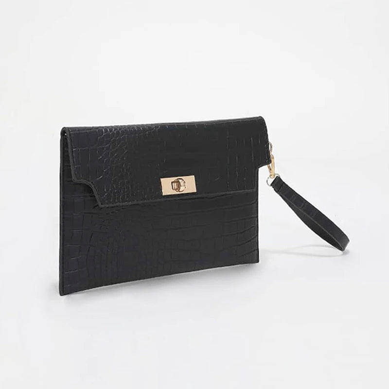 Fashion Luxury Handbags Women Bag PU Leather Clutch Ladies Evening Envelope Bag Female Day Clutches Purse Portable Wristlet Bag