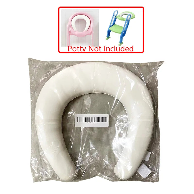 Soft Children's Pot Cushion Baby Potty Ladder Road Pots Mat Toilet Seat Cover Mats Potties Trainer Cute Chick Panda Cow WC Pad