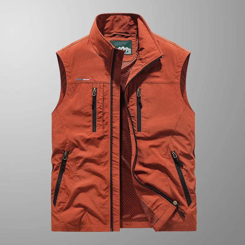 Multi-pocket Vest, Outdoor Activities, Rock Climbing, Hiking, Camping, Fishing, Mountain Climbing, Traveling, Photography, Vest