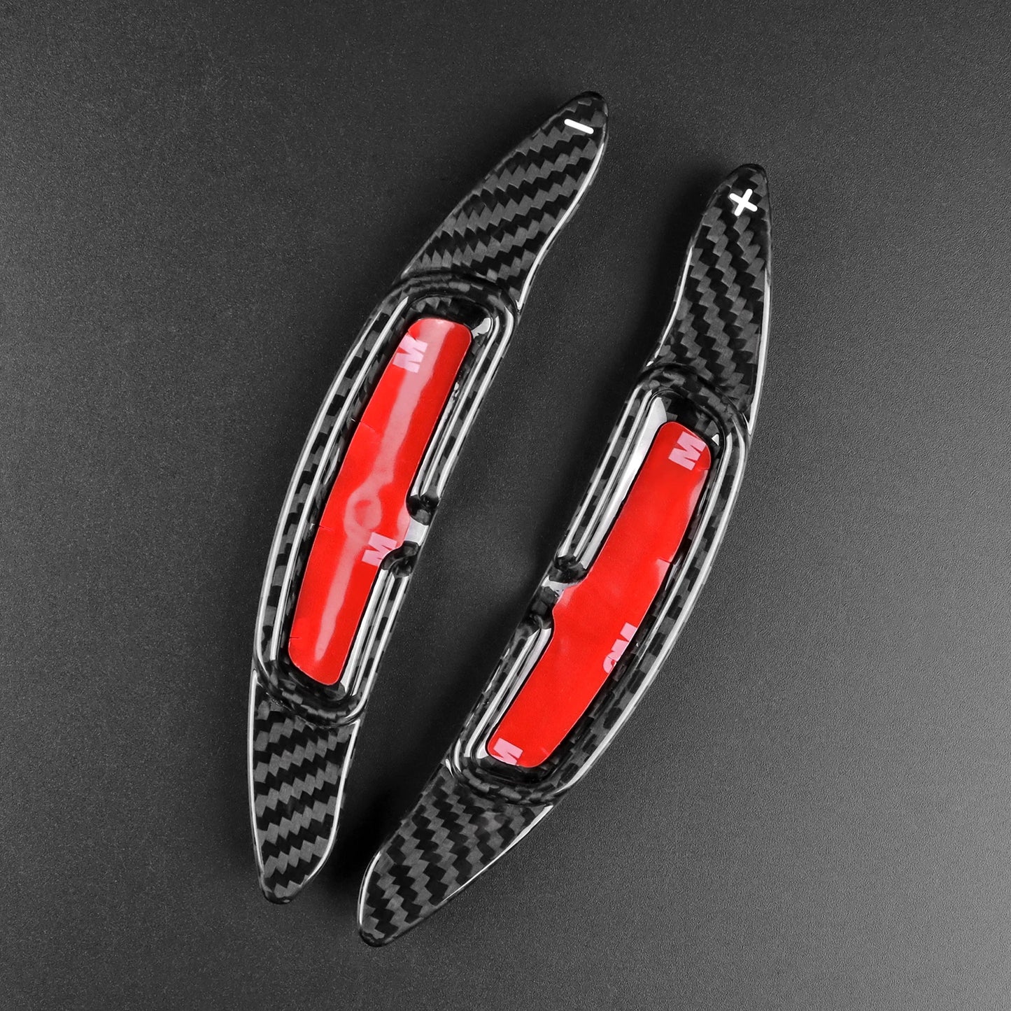 Car Steering Wheel Shift Paddles Shifter Carbon Fiber Gear Plate For Porsche Taycan Panamera Macan 911 992 Interior Trim
