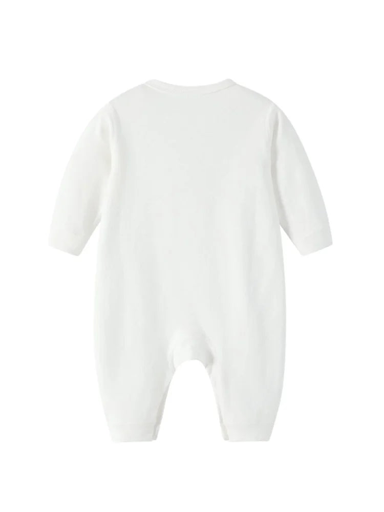 Cute Bear Jumpsuit Newborns Autumn Clothes 2025 Hot Sale New Soft Bib scarf Hat Toddler Romper Sets Baby Long sleeves Bodysuits