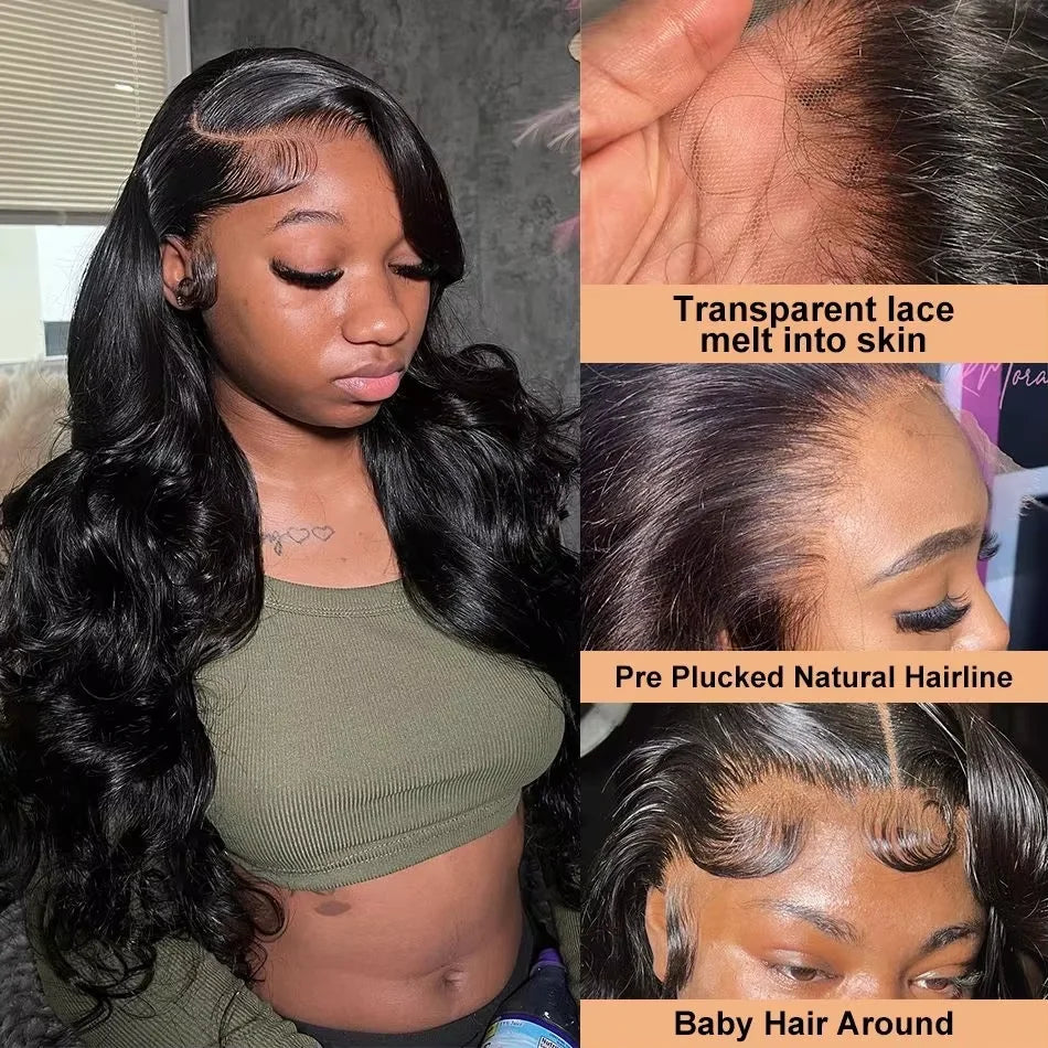 36 Inch Body Wave 13x6 Human Hair Remy Vietnamese Lace Frontal Wig Quality HD Lace Wig For Women Full Lace Human Hair Wigs