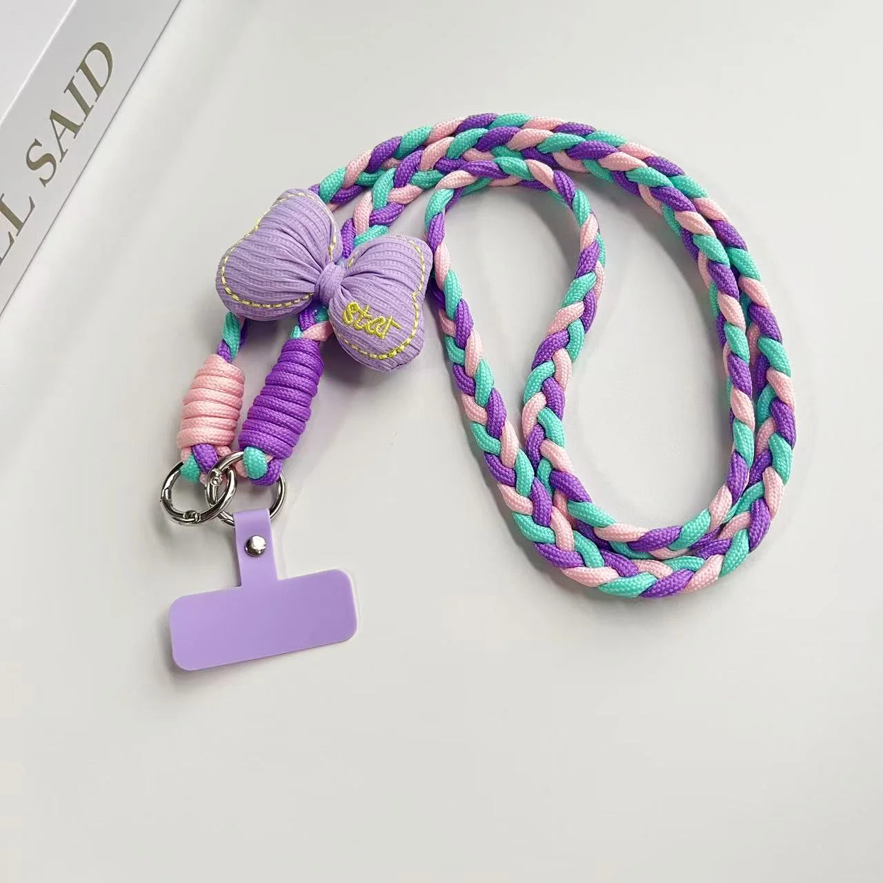Creative Cartoon Mobile Phone Universal Lanyard Crossbody Long Rope Lanyard Rope Cartoon Decorative Pendant Accessories
