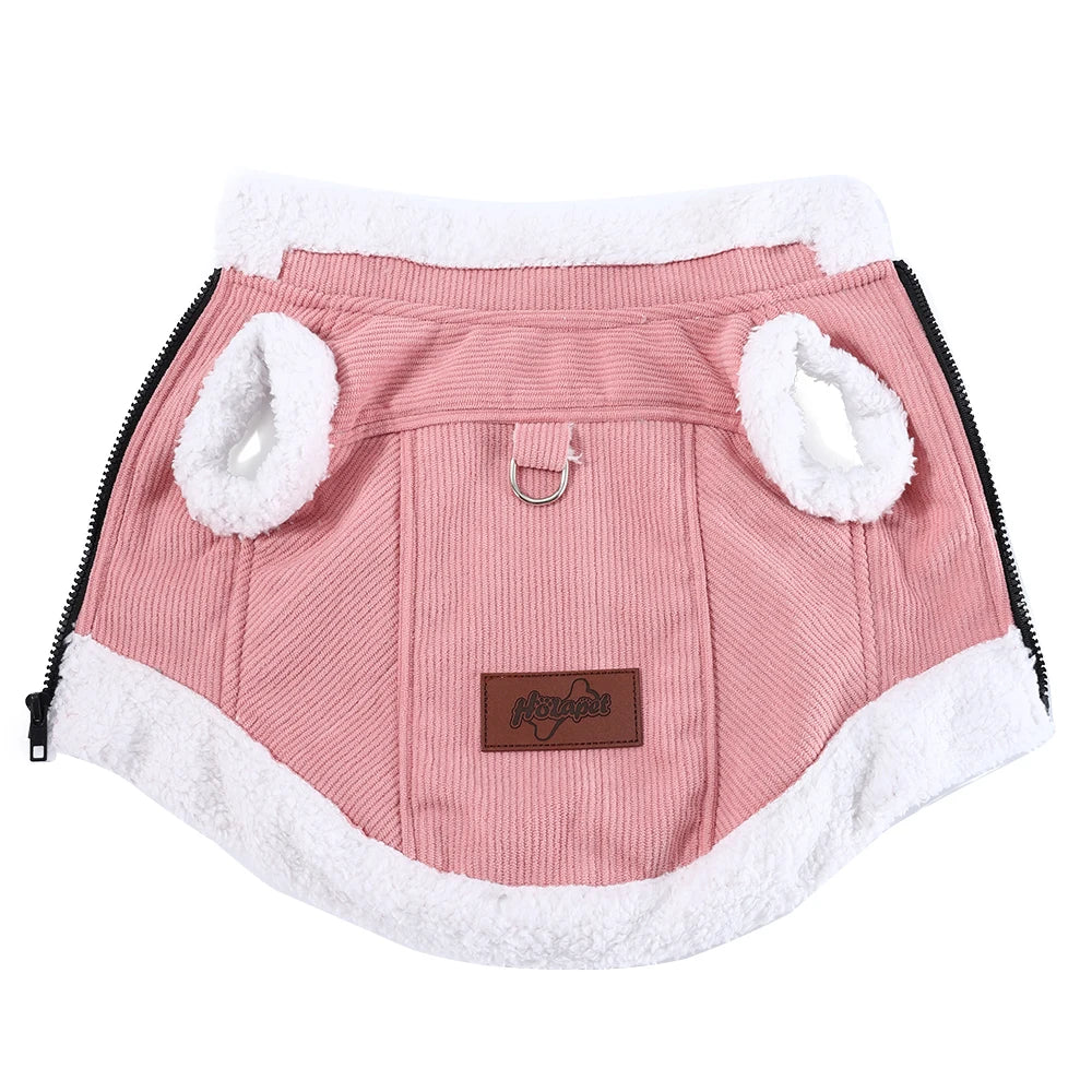 Pet Dog Jacket Coat For Small Medium Dogs Cats Winter Warm Fleece Puppy Clothes Windproof Cat Clothing Chihuahua Bulldog Outfits