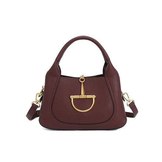 Stylish Solid Color Designer Diaper Bag Women Luxury Leather Tote Large Capacity Elegant Crossbody Handbag For Simple Chic