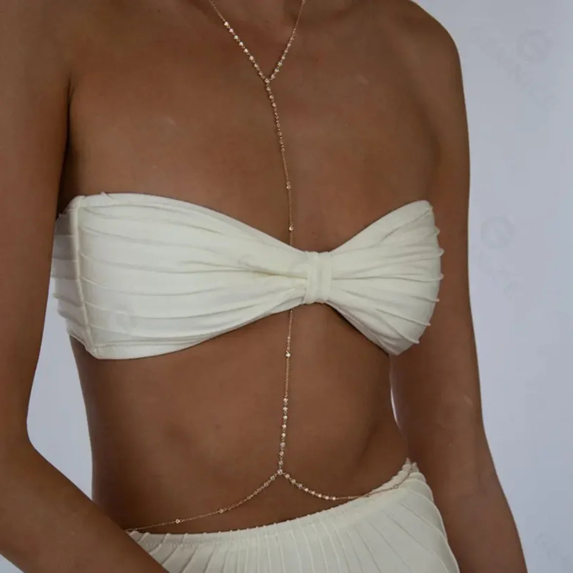 2026 New Sexy Chest Breast Belly Body Chain Necklace For Women Girls Party Wedding Beach Fashion Body Jewelry