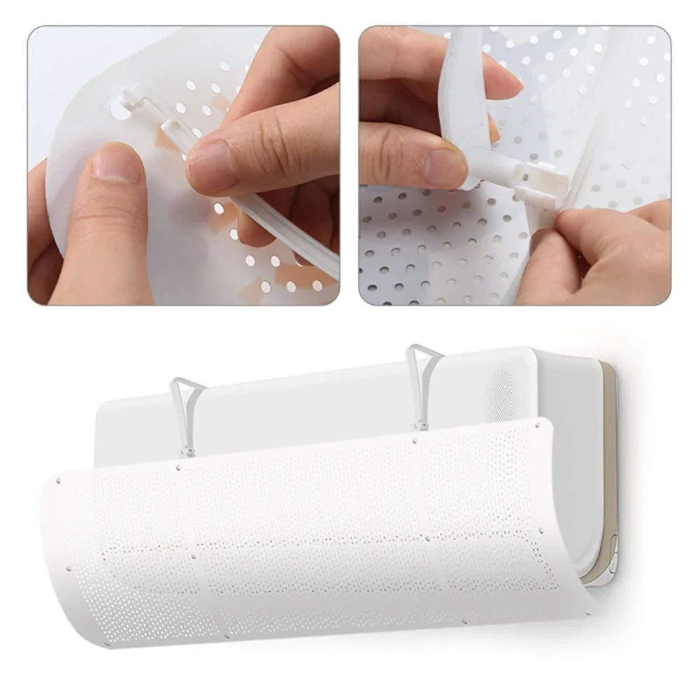 Air Conditioner Wind Deflector Home Air Conditioning Windshield Adjustable Shade Wind Guide Anti-Direct Blowing Shield