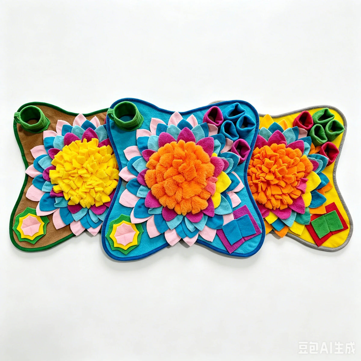 Pet Sniffing Training Mat Dogs Cats Educational Stress Relief Bite Resistant Slow Food Mat Pets Eco-friendly Training Blanket