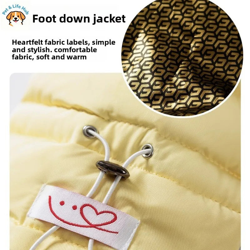 Dog clothes 2025 new winter four-legged clothes Bigbear Teddy Schnauzer small dog pet puppy down jacket pet supplies