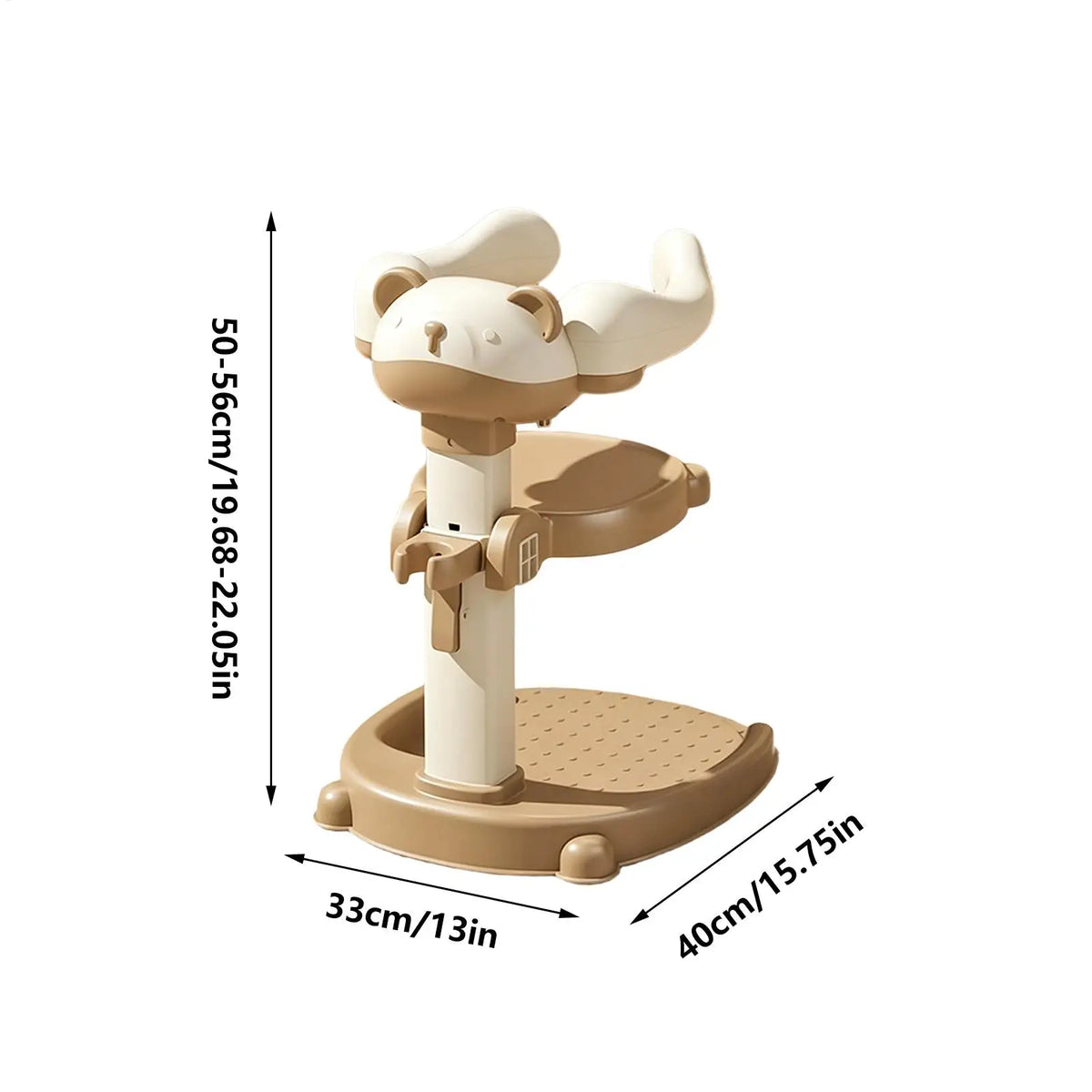 Adjustable Baby Shower Stand Detachable Infant Bath Support With Non Slip Base Toddler Bathing Helper For Baby Body Washing Home