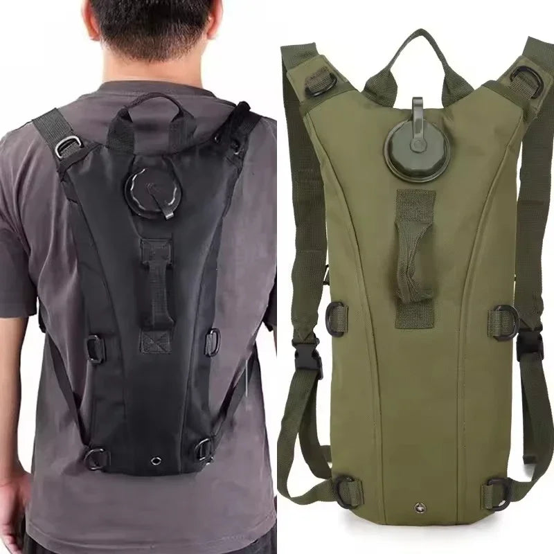 3L Water Bladder Hydration Backpack Waterproof Lightweight Nylon Outdoor Sports Bag For Hiking Cycling Running Climbing