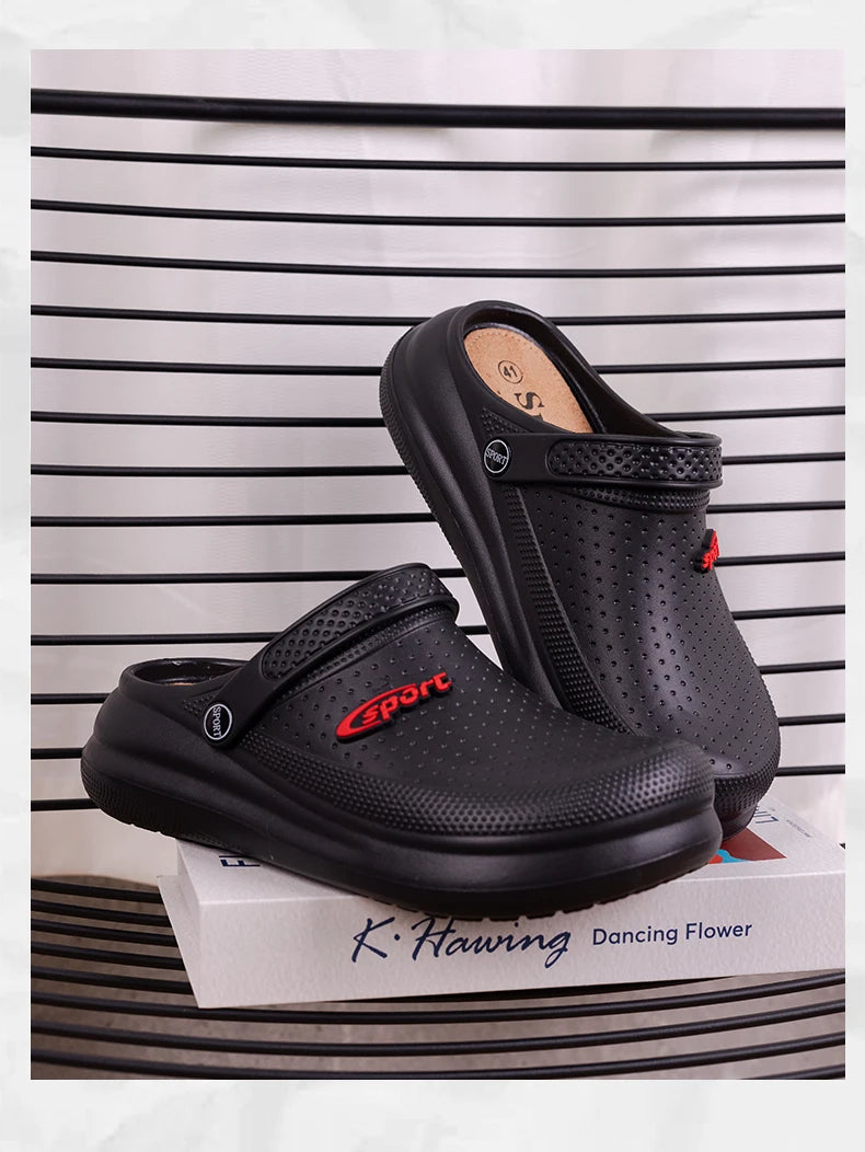 Men Flip Flops Summer Shoes Man Outside Beach Slippers EVA Light Soft Slipper Unisex Footwear Male Sandals Women Trend Sandals