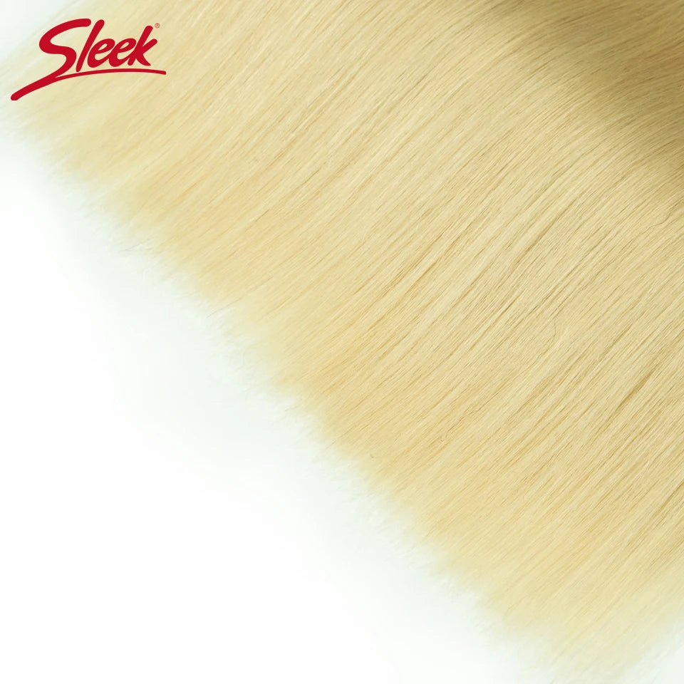 Sleek Peruvian Straight Human Hair Double Drawn Natural Human Hair Weave Bundles Natural Brown #27 #613 Remy Human Hair Bundle