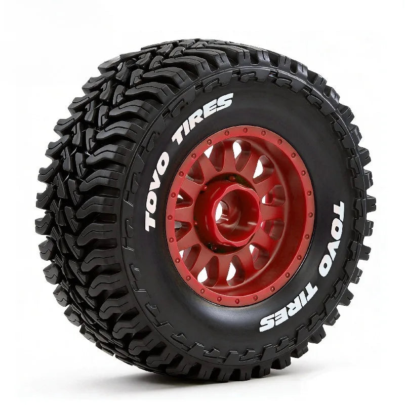 FOR 1/14 1/16 Racing Truck Tires Rubber Tyres 12mm Hex for RC Car ARRMA MOJAVE HPI HSP Tamiya MJX 14211 HBX 3100a Q130c SCYWltoy