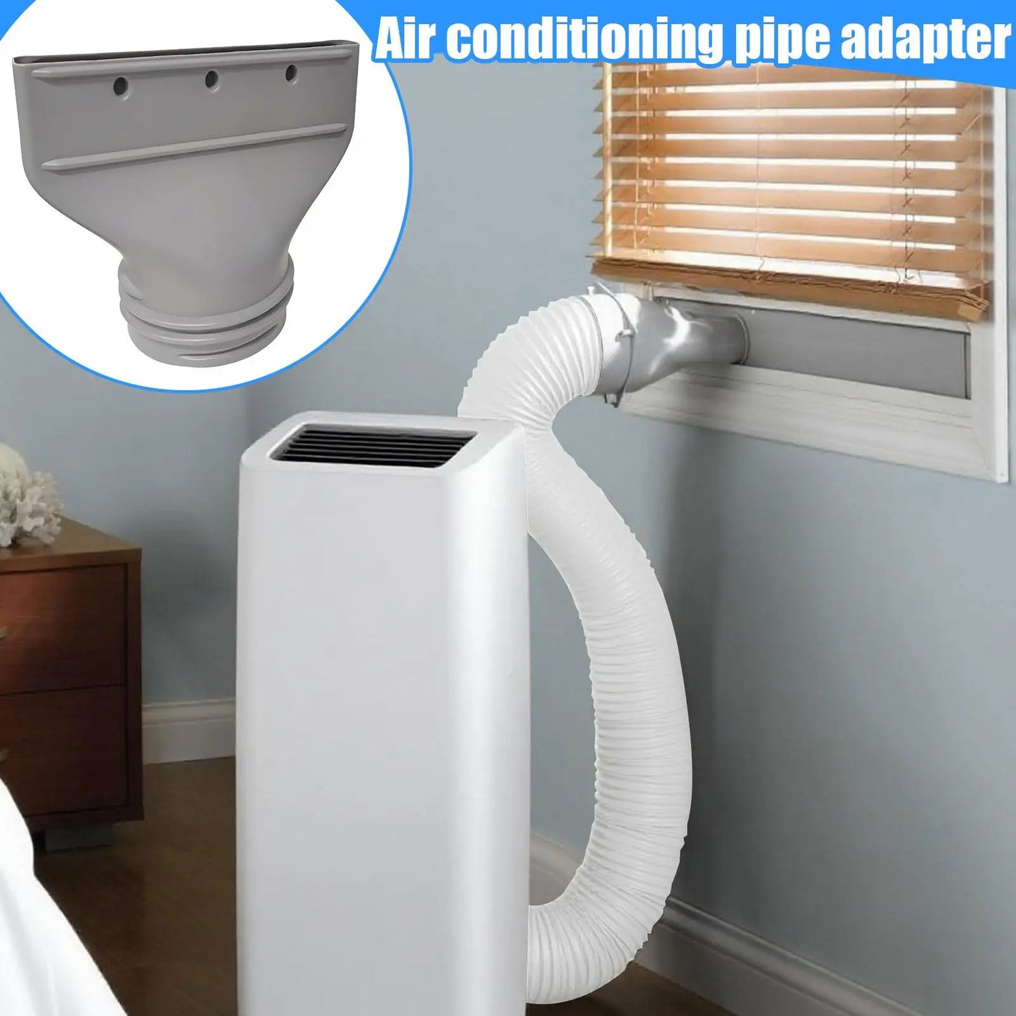AC Water Drain Hose Fit 5.1/5.9in Diameter Vent AC Unit Drain Hose for Garage Home Indoor Car Office Bedroom Living Room
