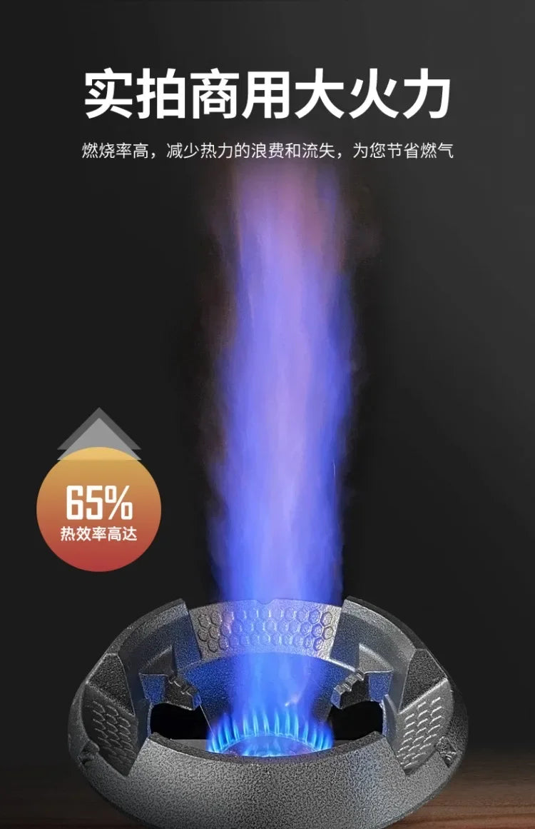 New High Power Gas Stove Single Burner Commercial Use with Flameout Protection Energy Saving LPG DAW