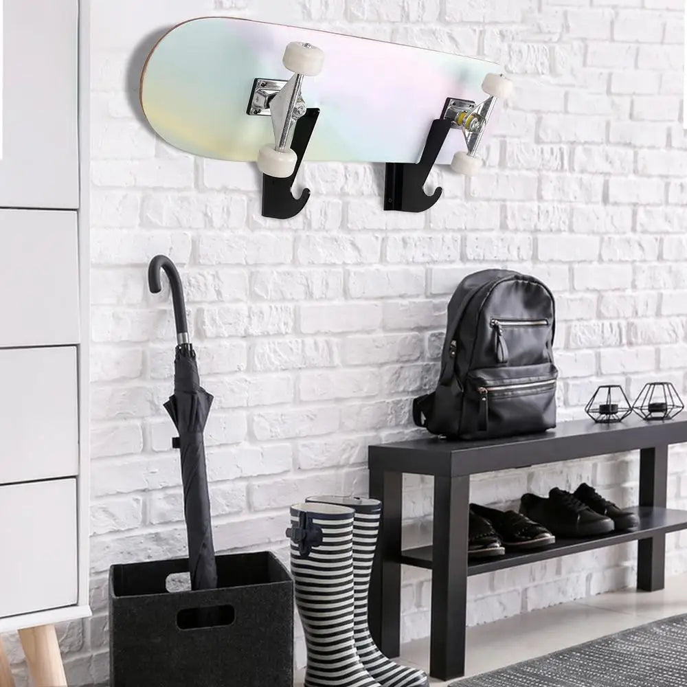 Skateboard Wall Mount Display Horizontal Storage Hanger For Longboard Skateboard Stand Skateboard Shelf Fits Virtually All