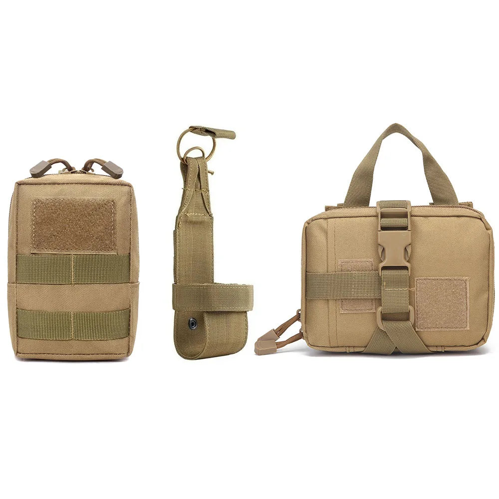 Dog Harness Bag Dog Accessories Military Dog Harness Pouch Pet Multi-purpose Nylon Dog Training Bags Attaching On Harness