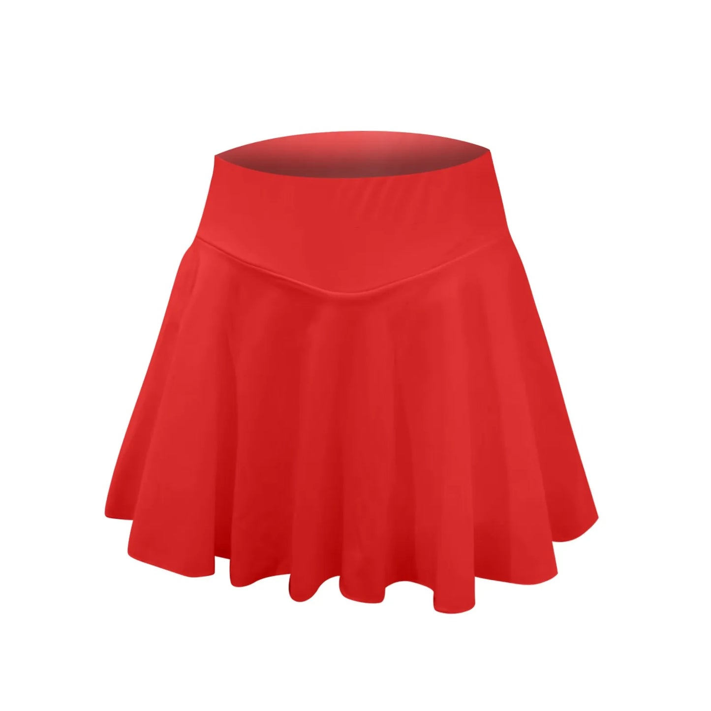 Women'S Stretch Yoga Skirt Printed Athletic Shorts Lightweight High Waisted Skirt With Pockets Women'S Simple Sports Skirt