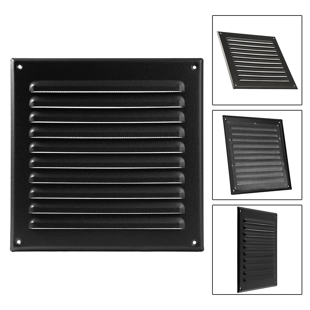 Air Ventilation Cover Louver Vent Grille Cover Square Ducting Ceiling Ventilation Grill Cover Heating Cooling Vent Exterior