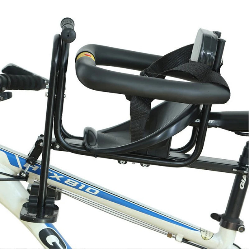 Front Bicycle Seat Child Safety Child Saddle with Pedals