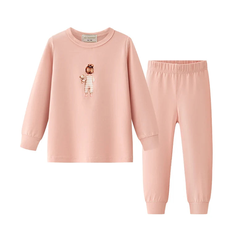 Ali Layette AW26 Baby Footed Romper Matching Hat Girl Boy Cotton Pajama Sets