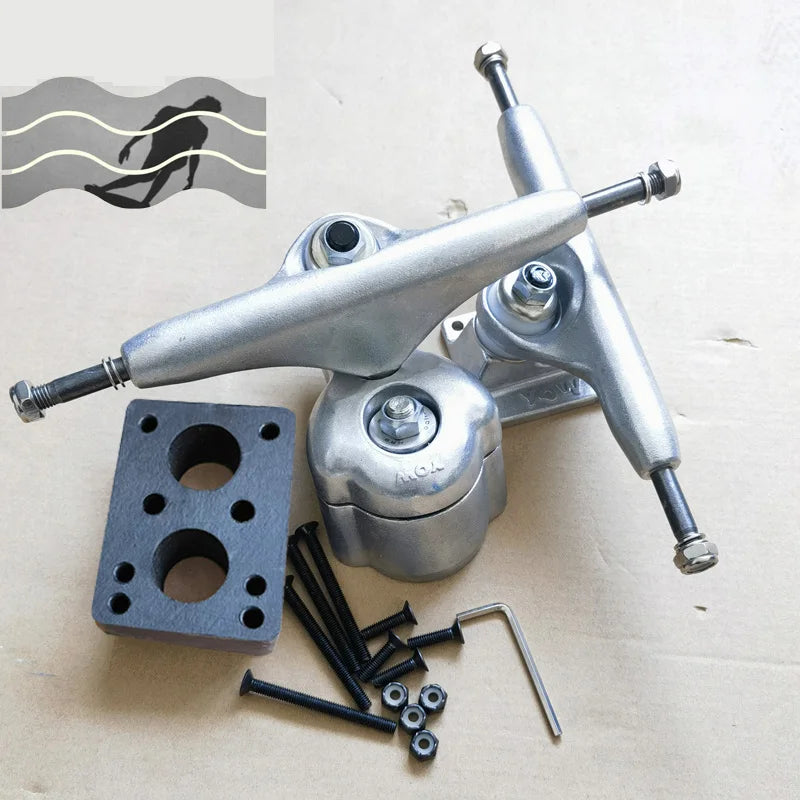 land surf YOW skateboard longboards whole kits good quality spring system branded with trucks wheels bearings and tool